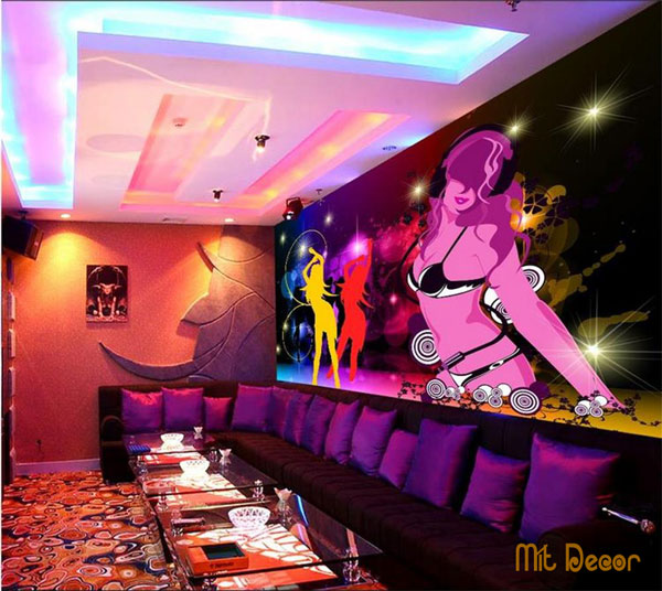 Thuê vẽ tranh tường quán karaoke